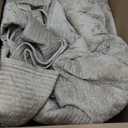 EVERGRACE Velvet Quilt Set King Size, Luxurious Soft Quilted Bedding Sets, Lightweight Velvet Comforter for All Season, Striped Channel Bedspread Coverlet with 2 Shams, Urban Taupe