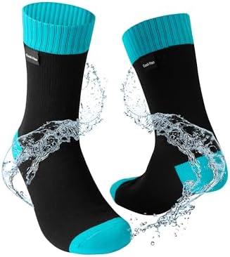 Gash Hao Waterproof Socks Men Women Unisex Ankle Socks Skiing Hiking Wading Fishing M