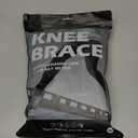 Copper Knee Brace for Women Men 2-Pack, Knee Compression Sleeve with Straps, Knee Braces for Knee Pain, Knee Support for Running Working