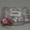 SUNWISHA 15pcs Christmas Clear Acrylic Balls Ornament Set with Bow Tie, Xmas Classic Tree Balls for Holiday Indoor Outdoor Dcor, Wreath, Garland, Party DcorStyle 2 for Adults