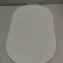 KPWACD Dog Food Mat Anti-Slip Bowl Mats for Food and Water, High-Lips Waterproof Pet Placemat Prevent Messy Spills to Floor, Silicone Puppy Feeding Trays for Large Medium Small Dogs Cats, Many Paw - 18"x12", Cream