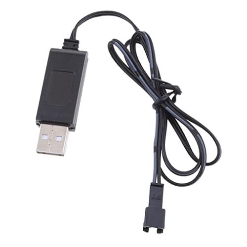 Generic USB Charging Cable 3.7V Lithium Charger Sm Plug for Robot, as described, Black