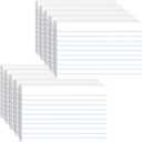 Index Cards 4x6, 400 Sheets, Ruled White Flash Cards for Effective Studying and Note-Taking, Premium Note Cards, Essential School Supplies for College & Office, Home Organization & Study Supplies