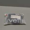 Yvette Women High Impact Sports Bras Criss Cross Back Sexy Running Bra for Plus Size (Small, Black + Double Thin Strap + High Impact)