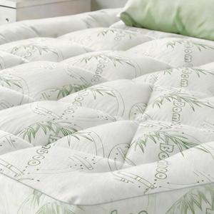 Bamboo Mattress Topper Twin Size with Deep Pocket 1700 GSM Cooling Shredded Memory Foam Mattress Pad Rayon Derived from Bamboo, Ideal for Side Sleepers, Back Pain, Hot Sleepers