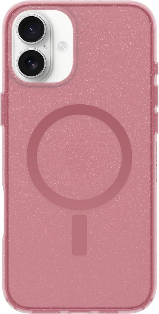 OtterBox iPhone 16 Pro Symmetry Series Clear Case - Foxberry Pink