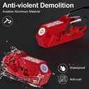 JAGASOL Motorcycle Lock Combo: Helmet & Brake Anti-Theft Handlebar Lock for Moped, Motorbike, Scooters, ATV, Dirt Bike, Street Bike