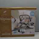 Baby Delight Alpine Deluxe Portable Bouncer | Infant | 0 6 months | Charcoal Tweed