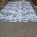 Area Rugs 9x6 for Living Room, Ultra Soft Nursery Rugs for Bedrooms, 9x6 Fluffy Kids Carpet with 0.4" Thick Non-Slip Backing, Long Pile Shag Carpet, Fuzzy, Shaggy, Tie-dye Light Grey