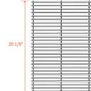 1 Pack 93001 Gas Grill Steel Wire Cooking Grid Rock Grates Replacement Parts for Arkla Models,for Broilmaster Models,for Charmglow Models,12 1/4 inch x 20 1/8 inch