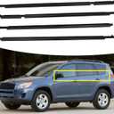 4pcs Weatherstrip Window Seal Car Window Moulding Trim Replacement for 2009-2012 RAV4