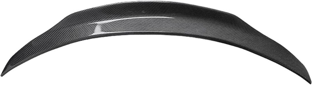 Compatible For Benz C-class W205 C180 C200 C300 C43 C63 2015-2021 PSM Rear Spoiler Wings Tuning Exterior Accessories(Carbon fiber patten)