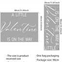 A Little Valentine is On The Way Decal - Valentine's Day Themed Baby Shower Party Decoration,Gender Reveal Sweetheart Party Decal,Balloon Arch Background Photo Prop (A Little Valentine Decal)