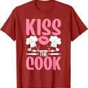 Kiss The Cook I Chef T-Shirt, XS