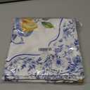 Amalfi Coast Chinoiserie Lemon Throw Pillow Covers 18x18 Set of 4