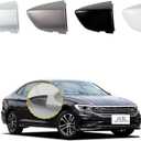 Car Exterior Door Handle Cap Compatible with VW Jetta 7 A7 mk7 2019 2020 2021 2022 2023 17A837879 17A837880 Door Handle Cover Accessories Lock Cap Pure White Without Electroplating (Right passenger side)