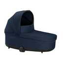 Cybex Balios Cot S Lux Baby Bassinet - Integrated Easy-Carry Handle, Sun Canopy & Spacious, Cozy Interior, Compatible with Cybex Balios S Lux Stroller, Ocean Blue