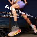 Ankle Brace for Men & Women [X-Shaped Compression & Breathable Mesh] Adjustable Ankle Compression Sleeve With 2 Gel Pads,Ankle wrap for Plantar Fasciitis Relief, Achilles Tendonitis, Swelling, Pain Relief & Injury Recover (Small, Black)