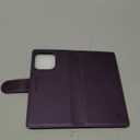 Wallet Case for iPhone 16 Pro, RFID Blocking Credit Card Holder, PU Leather Folio Flip Kickstand Protective Shockproof Cover for Apple 16 pro (Purple, for iPhone 16 Pro - 6.3'')