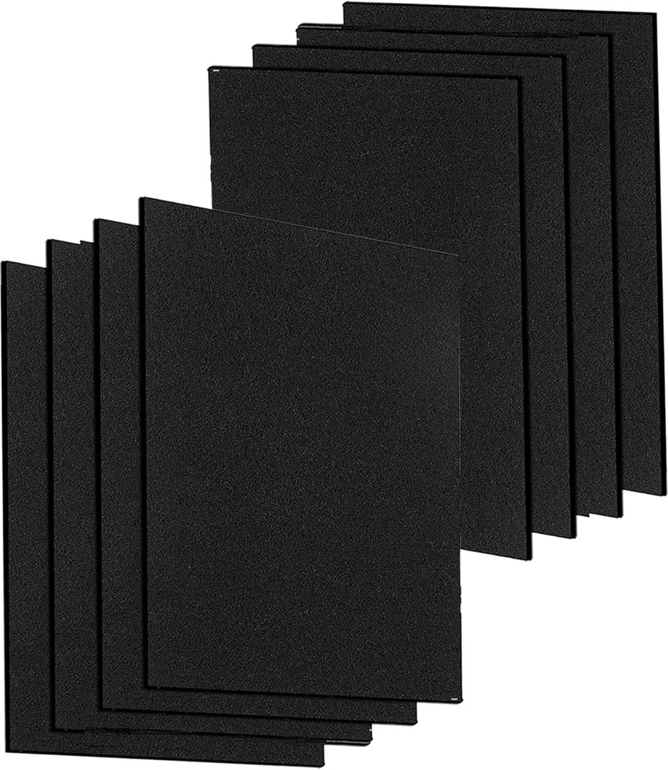 8 PCS Charcoal Filter for Range Hood 7.75" x 10.5" Replace Broan NuTone BP58Compatible with Broan-NuTone Non-Duct 43000 Series Range Hood, Carbon Cloth Filter for Absorbing Fumes and Grease
