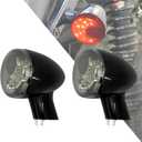 Rear LED Turn Signal Light Running Brake Light Indicator Lamp Fit for Harley Sportster XL883 XL1200 1992-2022 Grey Lens