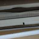 Cat Litter Box Enclosure with Cushion, Hidden Litter Box Furniture with Removable Dividers, Reversible Entrance Left or Right Side, Cat House, Greige CB84605X (Light Ivory and Brown)