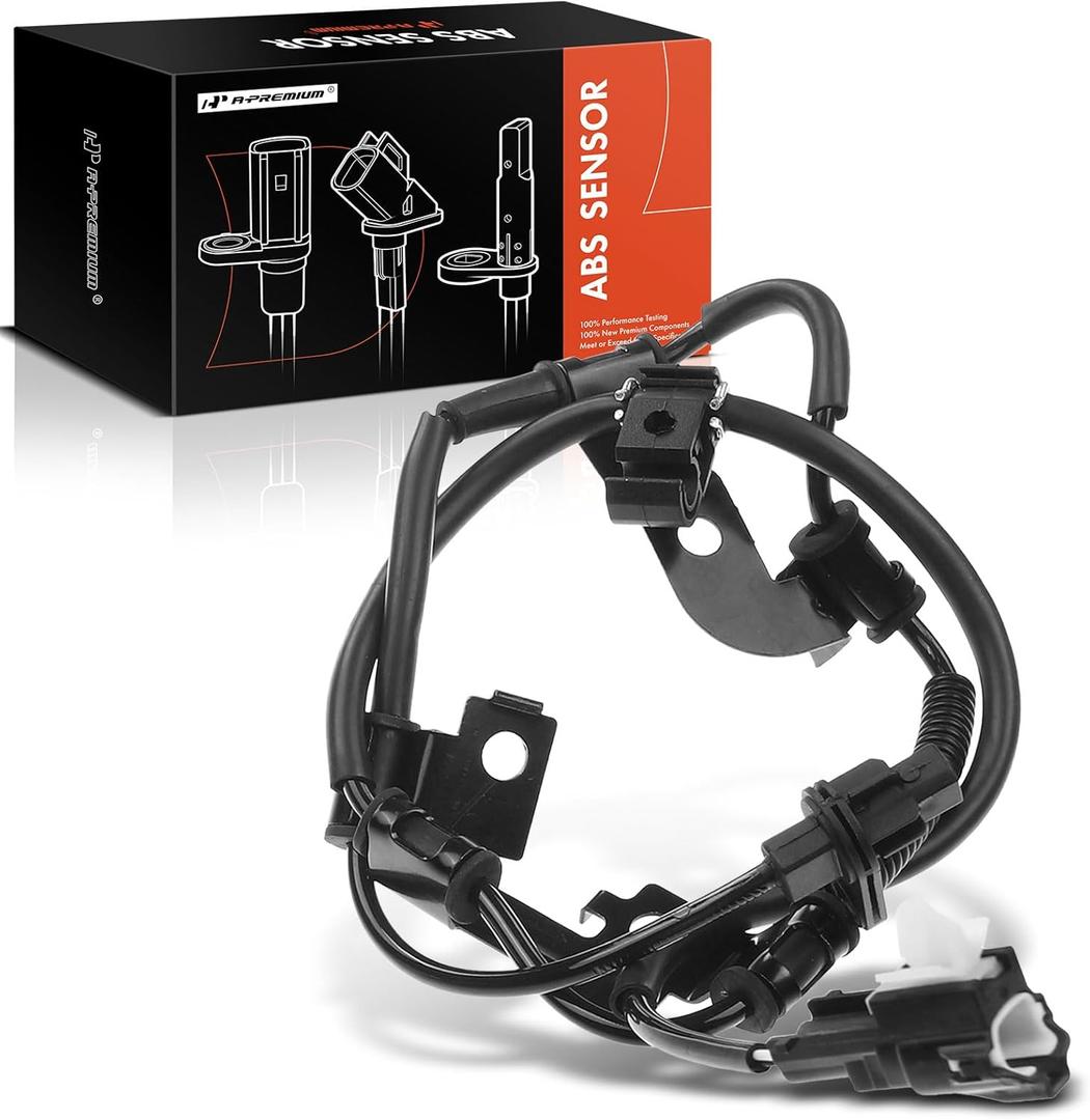 A-Premium ABS Wheel Speed Sensor Compatible with Hyundai Models - Sonata 2005-2011, Azera 2006-2011, Sedan - Front Left Driver Side, Replace# 598103K000, 598403K000