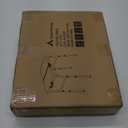 Small Folding Camping Table, 2ft Portable Picnic Table Aluminum 24" x 16" Folding Table, 3 Adjustable Heights Portable Lightweight Table Dining Table for RV, Picnic, Beach (White)