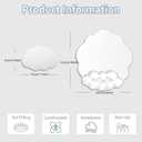 Cloud Mouse Pad with Wrist Rest Support, Erogonomic Mousepad for Office, Large