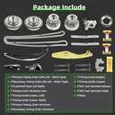 LEAPTREND Timing Chain Kit w/VVT Cam Phaser 90738S Fit for 2011-2019 Ford Edge Expedition Explorer F-150 F150 Taurus Transit Mustang Lincoln MKX Mark LT Nautilus Navigator 3.3L/3.5L/3.7L