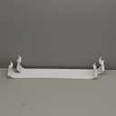240534901 & 240534701 Refrigerator Door Shelf Bar Rail, Door Shelf Retainer Bar. Compatible with Frigidaire, Kenmore, Westinghouse, Crosley