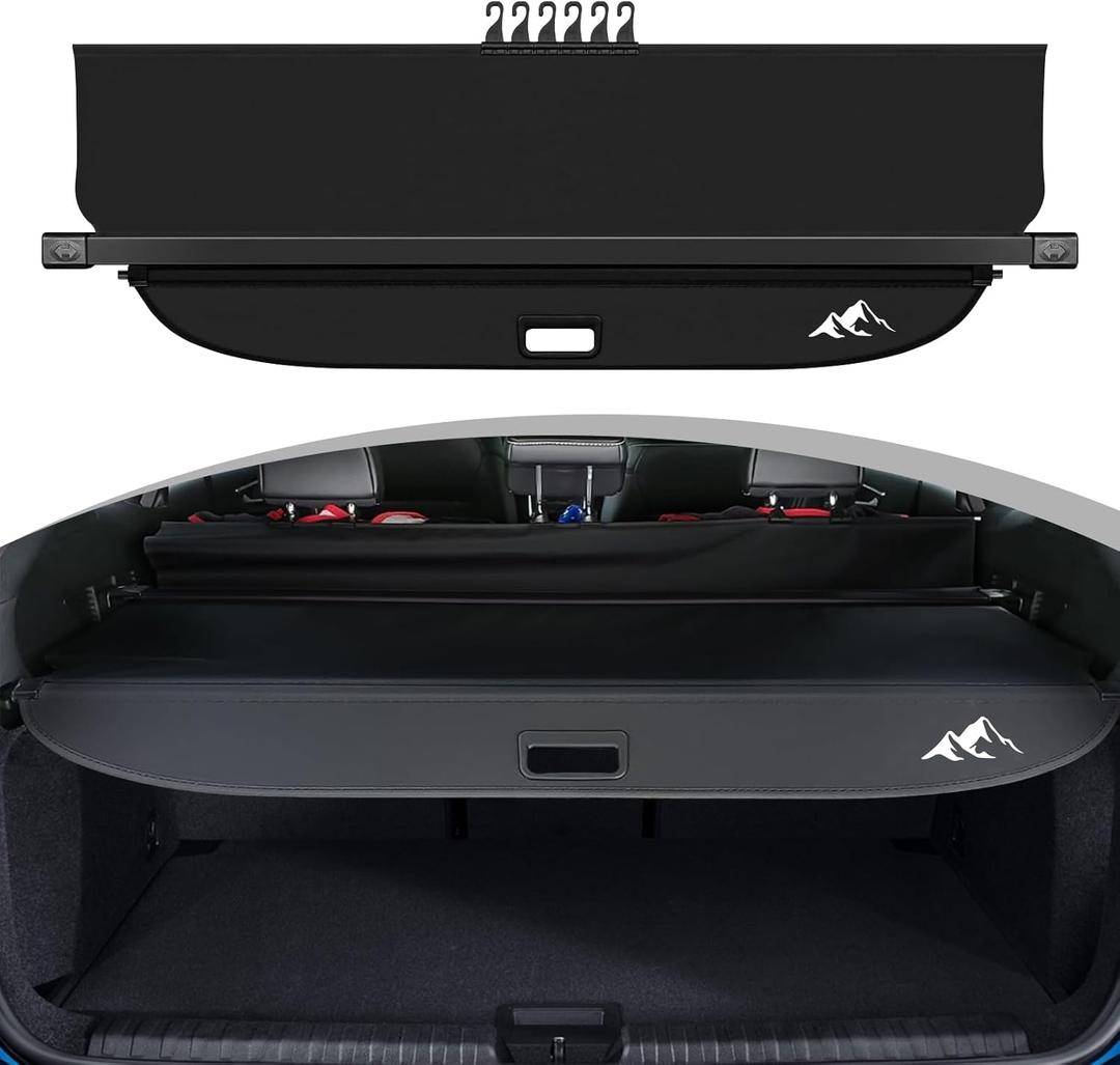 Cargo Cover for Ford Edge 2015-2024 2025 Accessories SE SEL ST Sport, Anti-Peeping Trunk Cargo Cover Luggage for Ford Edge SE SEL ST Sport Retractable Rear No Gap Security Shielding Shade