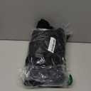 QBK High Rise Yoga Scrub Pants Women - Straight Wide Leg Uniform Pants with Cargo Pocket, Anti-Wrinkle & Knit Yoga Waistband (X-Large, Black)