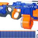 Nerf HyperFire Motorized Elite Blaster, 25-Dart Drum, Fires Up to 5 Darts Per Second, Includes 25 Official Elite Darts