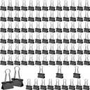 180Pcs Small Binder Clips, Mini Binder Clips, 0.63 in/15mm Clips Office Supplies, Paper Clamps, Binder Paper Clips for Office Supplies Home School Food DIY