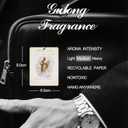 Religious Air Freshener 4Pcs with Jesus Design - Christian Cologne Scent for Car, Bathroom, Room, Books - Motivational Decor & Gifts for Him, Her, Believers