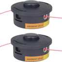 2-Pcs 25-2 Bump Feed Trimmer Head 4002 710 2191 For Stihl FS55 FS55R FS56 FS56RC FS70 FS70R FS80 FS85 FS90 FS90R FS91R FS94R FS100RX FS110 FS111RX FS120 FS130 FS131 FS240 Weed Eater 4002 710 2108