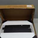 YAOHUOO Dual Monitor Stand Riser, 39Inch Large Monitor Stands for 2 Monitors, Computer Monitor Stand, Wooden Desktop Oraganizer Shelf for Office Desk Computer,Laptop,TV (Brown)