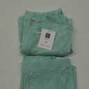 SeekMe Womens Summer Knit Sweater Set Sleeveless Tunic Top Matching Shorts 2 Piece Outfits Trendy Beach Louge Vacation Set (Green, XS)