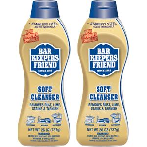 Bar Keepers Friend Bar Keepers Friend Soft Cleaner Premixed Formula, Citrus, 26 Ounce (Pack of 2)