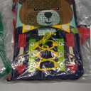 Backpack - Montessori Sensory Travel Bag Toys for Toddlers, Learning Activities, Develop Fine Motor Basic Life Skills with Pop Tubes (Blue), Medium