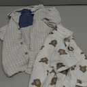 Baby Boys Clothes Set Toddler Infant Boys Button-down Shirt Tops + Cotton Gauze Shorts Summer Outfit 2PCS with Pockets