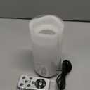 Christmas Decorations Flameless Candles with Snowflake Projector Lights Battery Operated LED Candle Indoor Xmas Light Projection with Remote and Timer (1-Pack)