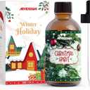 ARVIDSSON Christmas Spirit Fragrance Oil 4 Fl Oz (120ml), Festive Essential Oils Blend for Diffuser, Candle Making | Christmas Essential Oil for Holiday Cheer, Winter Scented Oil Gift for Women