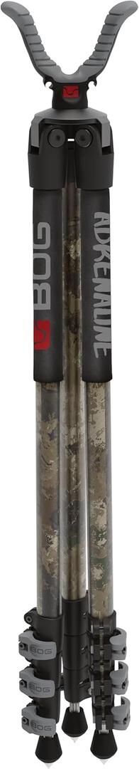 BOG Adrenaline Switcheroo Shooting Rests, Monopods, Bipods, and Tripods with Universal Shooting Rest Heads, Leg Lever Locks, and Lightweight Aluminum Construction for Hunting, Outdoors