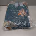 Boho Throw Blanket for Bed, 100% Cotton Soft Rustic Quilt Fall Blanket, 60"x80" Floral Printed Farmhouse Decor Bed Blankets, All Season Rustic Reversible Bohemian Throw Quilt (J-flowers Tulips)