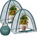 VIVOSUN Garden Netting Cover, 28 x 28 x 32 Inch Pop-up Guard Cover with Zip Entry for Plants, Vegetables, Fruits, Outdoor Run and Enclosure for Small Animals, 2-Pack, Green