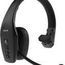 BlueParrott B650-XT Mono Bluetooth Wireless Headphones 96% Noise Canceling Over Head Trucker Headset with Mic, 100% Voice Control, IP54-Rated Protection, Active Noise Cancellation, 36 hrs. Talk Time