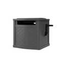 Suncast 150' Capacity Slide Trak Hideaway Hose Holder Dark Gray