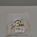 Sunzel Crossover Biker Shorts for Women, No Front Seam V High Waist Yoga Workout Gym Shorts with Tummy Control (Small, Beige)